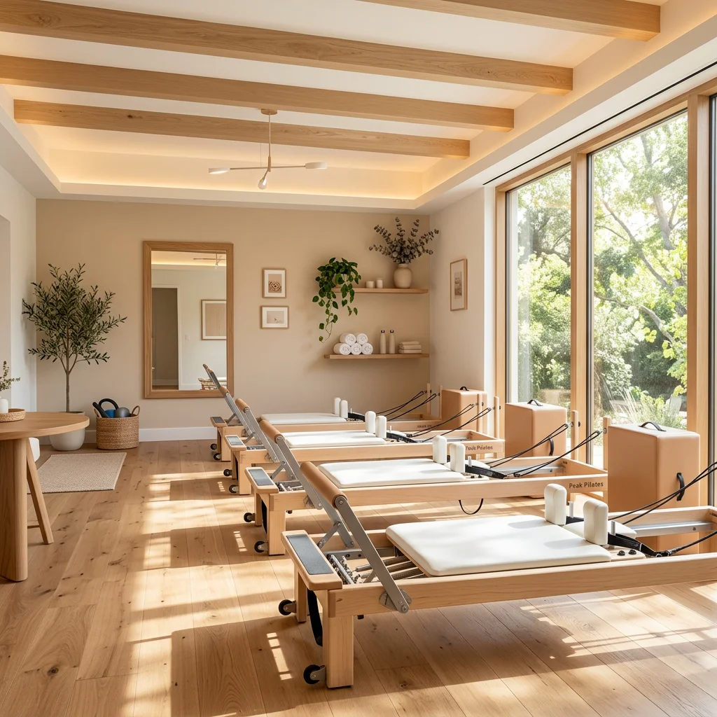 Ambiente acolhedor e climatizado do Essence Studio Pilates no Santa Mônica