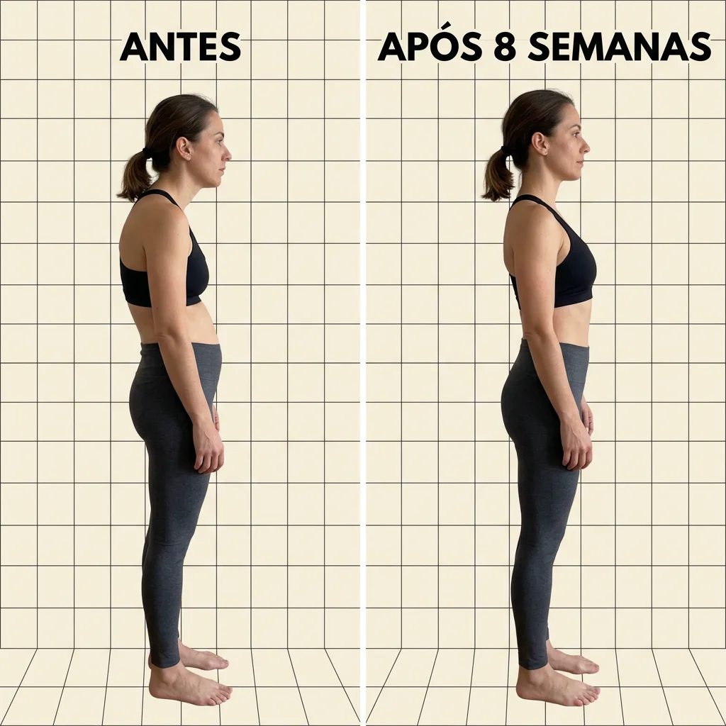 Avaliação Postural e Evolução da Aluna em Português