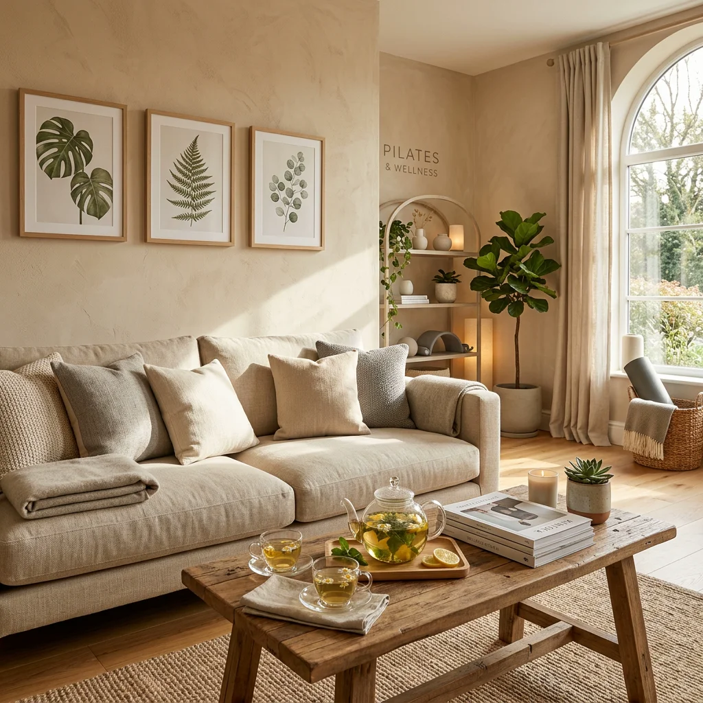 Lounge de Descanso com Chá de Ervas